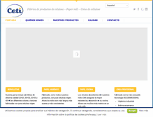 Tablet Screenshot of cetipapel.com